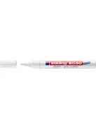 Gumijelölő marker, 2-4 mm, kúpos, EDDING "8050", fehér (TED8050F)