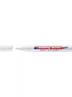  Gumijelölő marker, 2-4 mm, kúpos, EDDING "8050", fehér (TED8050F)