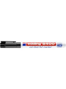   Alkoholos marker, CD/DVD, 0,5-1 mm, EDDING "8400", fekete (TED8400FK)