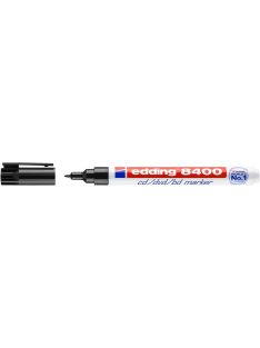   Alkoholos marker, CD/DVD, 0,5-1 mm, EDDING "8400", fekete (TED8400FK)