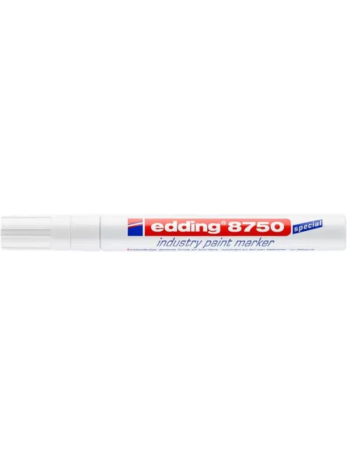 Lakkmarker, 2-4 mm, EDDING, "8750", fehér (TED8750F)