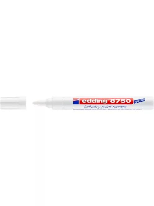 Lakkmarker, 2-4 mm, EDDING, "8750", fehér (TED8750F)