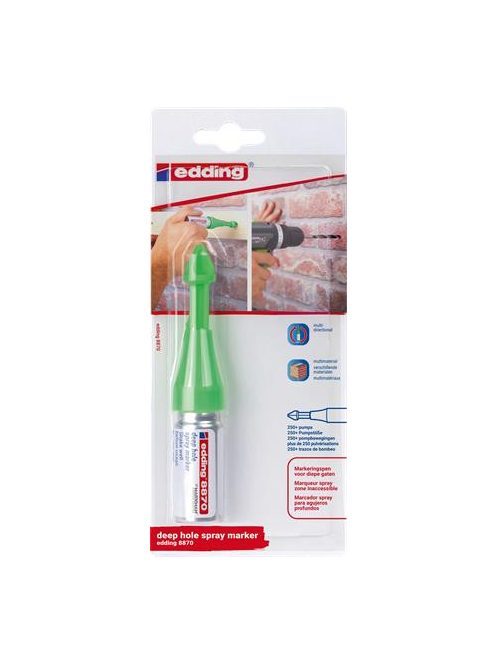 Furatjelölő-marker spray, EDDING "8870-1", neon zöld (TED88701)