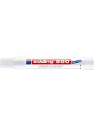 Jelölő marker, 10 mm, kúpos, EDDING "950", fehér (TED950F)