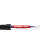 Jelölő marker, 10 mm, kúpos, EDDING "950", fekete (TED950FK)