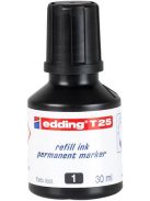 Utántöltő alkoholos markerhez, EDDING "T25", fekete (TEDM25FK)