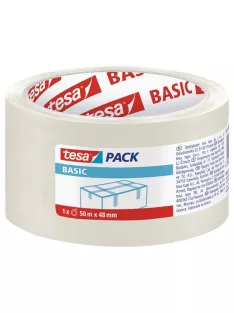   Csomagolószalag, 48 mm x 50 m, TESA "Basic", átlátszó (TESCS58572)