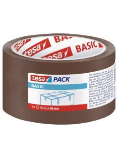   Csomagolószalag, 48 mm x 50 m, TESA "Basic", barna (TESCS58573)