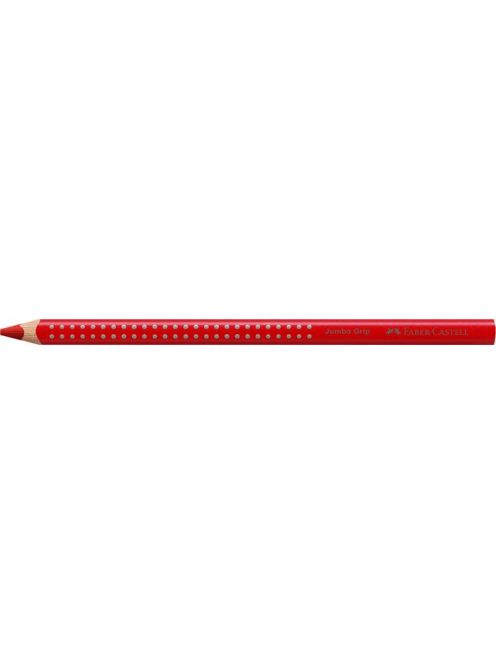 Színes ceruza, háromszögletű, FABER-CASTELL "Grip 2001 Jumbo", piros (TFC110921)