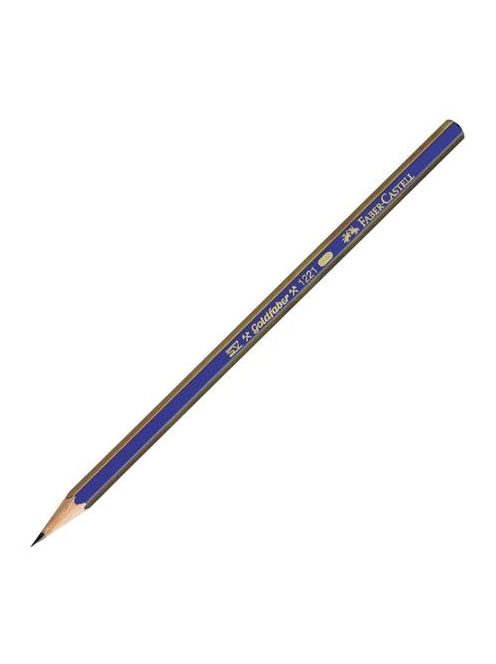 Grafitceruza, 3B, hatszögletű, FABER-CASTELL "Goldfaber" (TFC112503)