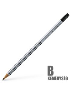   Grafitceruza radírral, B, háromszögletű, FABER-CASTELL "Grip 2001" (TFC117201)