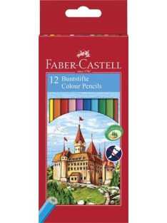  Színes ceruza készlet, hatszögletű, FABER-CASTELL "Classic", 12 különböző szín (TFC120112)