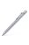Golyóstoll, 0,35 mm, nyomógombos, ezüst színű tolltest, FABER-CASTELL "Grip 2011", kék (TFC144111)