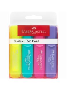   Szövegkiemelő készlet, 1-5 mm, FABER-CASTELL "1546 Pastel", 4 különböző szín (TFC154610)