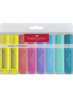   Szövegkiemelő készlet, 1-5 mm, FABER-CASTELL "1546 Pastel", 8 különböző szín (TFC154681)