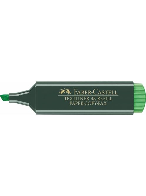 Szövegkiemelő, 1-5 mm, FABER-CASTELL, "Textliner 48", zöld (TFC154863)