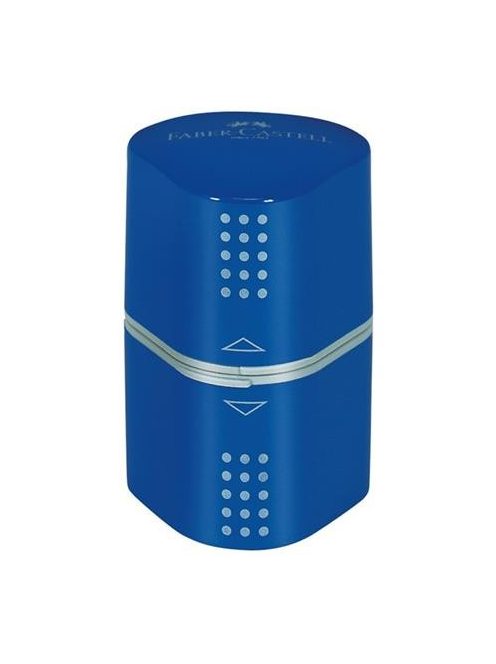 Hegyező, háromlyukú, FABER-CASTELL "Grip 2001 Trio", vegyes színek (TFC183801)