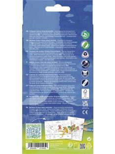   Színes ceruza készlet, háromszögletű, FABER-CASTELL "Grip Dinoszaurusz" 10+3 különböző szín (TFC201545)