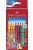 Színes ceruza készlet, háromszögeltű, vastag, FABER-CASTELL "Grip", 10 különböző szín (TFC280922)
