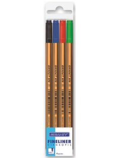   Tűfilc készlet, 0,4 mm, GRANIT "C970", 4 különböző szín (TGC970MIX4)