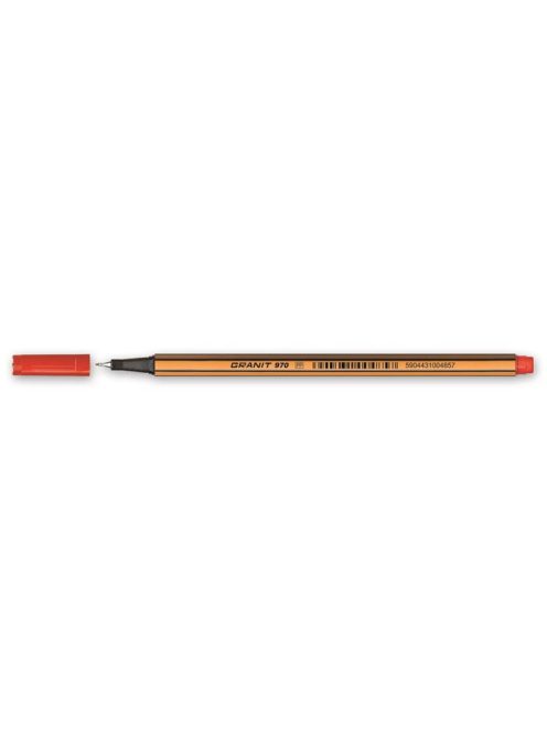 Tűfilc, 0,4 mm, GRANIT "C970", piros (TGC970P)