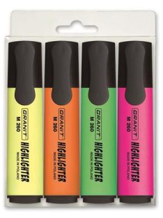   Szövegkiemelő készlet, 1-5 mm, GRANIT "M260", 4 különböző szín (TGM260MIX)