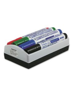   Táblamarker készlet, 2-3 mm, kúpos, tolltartóval, GRANIT "M460", 4 különböző szín + táblatörlő (TGM460W)