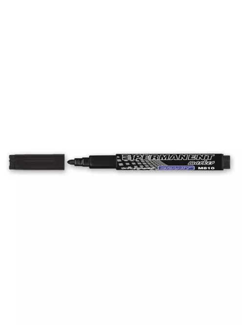 Alkoholos marker, 1,5-2,5 mm, kúpos, GRANIT "Piccolo M810", fekete (TGM810FK)
