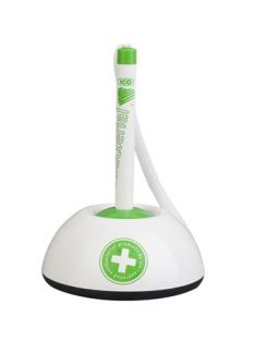 Ügyféltoll, 0,8 mm, antibakteriális, ICO, kék (TICABT)