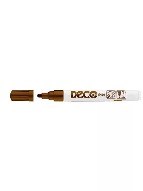 Lakkmarker, 2-4 mm, ICO "Decomarker" barna (TICLAB)