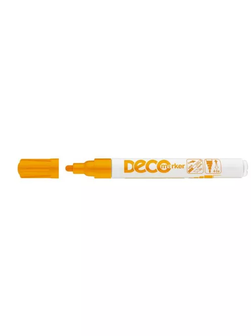 Lakkmarker, 2-4 mm, ICO "Decomarker" narancssárga (TICLAN)