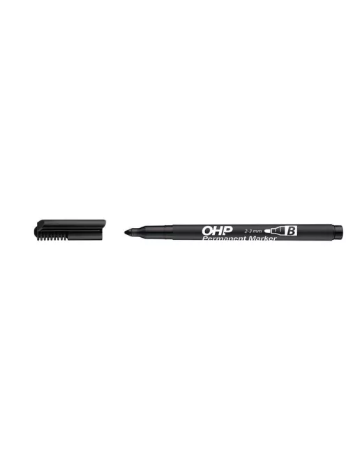 Alkoholos marker, OHP, 2-3 mm, B, ICO, fekete (TICOHPBFK)