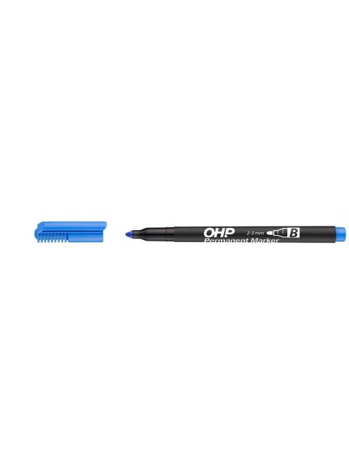 Alkoholos marker, OHP, 2-3 mm, B, ICO, kék (TICOHPBK)