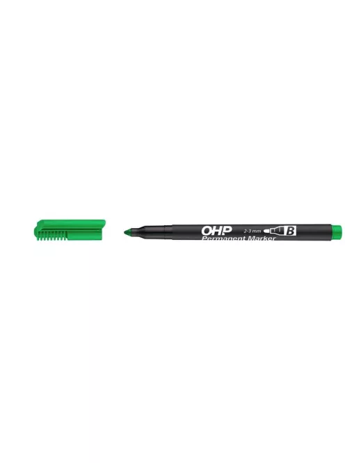 Alkoholos marker, OHP, 2-3 mm, B, ICO, zöld (TICOHPBZ)