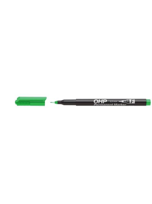 Alkoholos marker, OHP, 0,5 mm, F, ICO, zöld (TICOHPFZ)