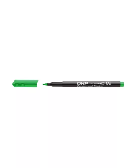 Alkoholos marker, OHP, 1-1,5 mm, M, ICO, zöld (TICOHPMZ)