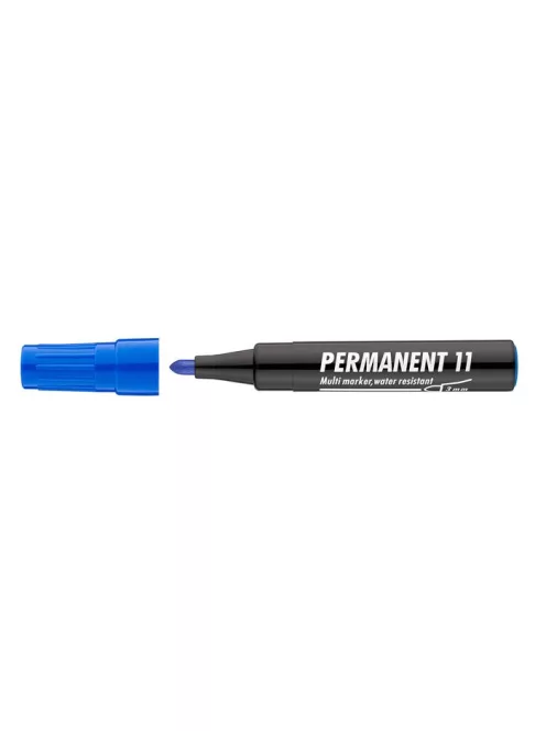 Alkoholos marker, 1-3 mm, kúpos, ICO "Permanent 11", kék (TICP11K)