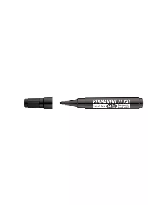 Alkoholos marker, 1-3 mm, kúpos, ICO "Permanent 11 XXL", fekete (TICP11XFK)