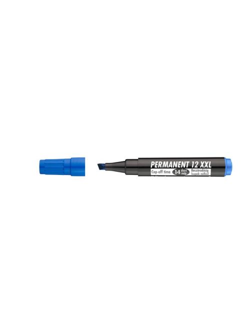 Alkoholos marker, 1-4 mm, vágott, ICO "Permanent 12 XXL", kék (TICP12XK)