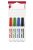 Tábla- és flipchart marker készlet, 1-3 mm, kúpos, ICO "Plan", 4 különböző szín (TICPLV4)