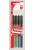Alkoholos marker készlet, OHP, 1 mm, M, ICO, 4 különböző szín (TICPMV4)