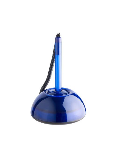 Ügyféltoll, 0,8 mm, áttetsző kék tolltest, ICO "Lux", kék (TICPPLUXTK)