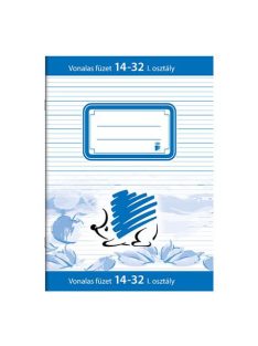   Füzet, tűzött, A5, vonalas, 32 lap, 1. osztály, ICO "Süni" (TICSU1432)