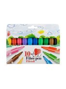 Filctoll készlet, 1-3 mm, ICO "Süni", 10 különböző szín (TICSUF10V)