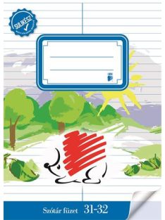   Füzet, tűzött, A5, szótár, 32 lap, ICO "Süni Sulikész" (TICSUSK3132)