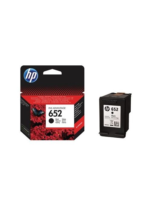 F6V25AE Tintapatron Deskjet Ink Advantage 1115 nyomtatókhoz, HP 652 fekete, 360 oldal (TJHF6V25A)