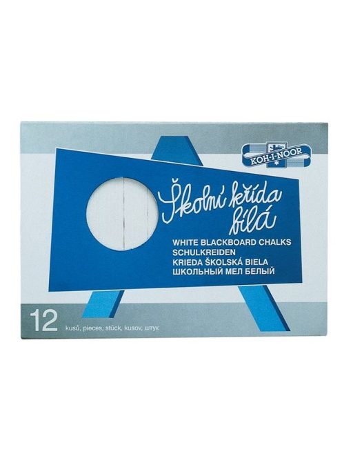 Táblakréta, szögletes, KOH-I-NOOR, fehér (TKOH111505)