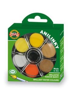   Vízfesték, 24 darabos, 22,5 mm, KOH-I-NOOR "Brillant" (174507)