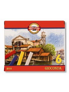   Olajpasztell kréta, KOH-I-NOOR "Gioconda 8111/6", 6 különböző szín (TKOH8111)