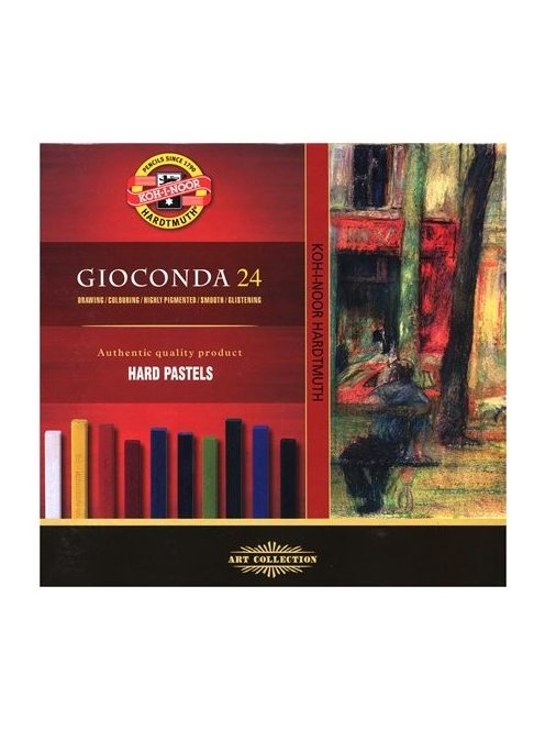 Olajpasztell kréta, KOH-I-NOOR "Gioconda 8114/24", 24 különböző szín (TKOH8114)